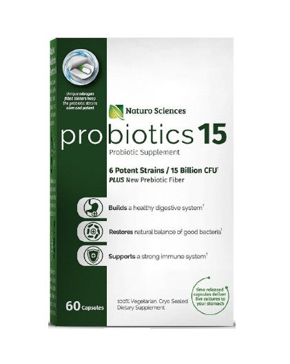 15 Billion CFU Advanced Probiotic Supplement